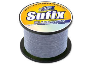 Sufix Superior Monofilament Fishing Line, 30 Lb., 1795 Yds, Smoke Blue - Picture 1 of 1