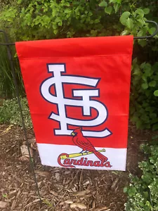 St Louis Cardinals Double Sided Garden Flag Banner 12 x18  - Picture 1 of 1