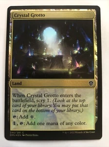 MTG Dominaria United Crystal Grotto Foil 246/281 NM - Picture 1 of 2