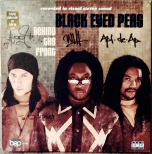 BLACK EYED PEAS ~ Behind The Front ~ SIGNED LP by wil.i.am apl.de.ap and taboo - Picture 1 of 4