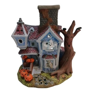 Halloween Haunted House Candle Tea Votive Partylite Holder Village Decor Retired - Picture 1 of 6