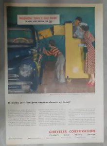 Chrysler Production Ad: Imagination Takes a Breath ! 1950 Size: 11 x 15 Inches - Picture 1 of 1