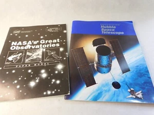 Libro de telescopio espacial Hubble/modelo de papel de los grandes observatorios de la NASA - Imagen 1 de 9