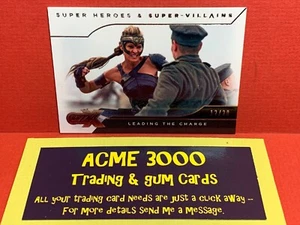 CZX Cryptozoic DC SUPER HEROES & VILLAINS Parallel SILVER Base Card #14 12/20 - Picture 1 of 3