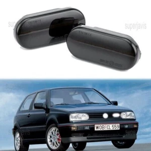 Dynamic Fender Marker LED Turn Signal Indicator Blinker Light For VW Golf 3 95- - Picture 1 of 13