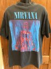 T-shirt vintage Nirvana Sliver XL étiquette géante originale USA point unique vintage années 90