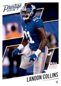 2018 Prestige Landon Collins NFL PWE Base Card Giants #55 - Picture 1 of 2