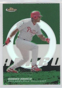 2005 Topps Finest Green Refractor /199 Bobby Abreu #3