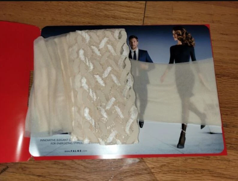 Brillo ultra transparente Falke Shelina 12 Stay Up.  Elige talla/color  Foto 1 de 4