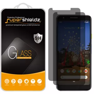 2x Supershieldz (Privacy) Tempered Glass Screen Protector for Google Pixel 3a XL - Picture 1 of 5