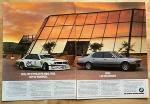 BMW Serie 6 635 Touring Car Auto Auto Auto Automotriz Publicidad Original 1981 De Colección - Imagen 1 de 1