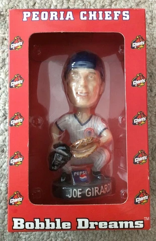 Midwest League Peoria Chiefs SGA NIB 2002 #44 Joe Girardi Baseball Bobblehead Cover