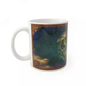 Taza Mapa Mundial Nino Nu Kuni II Oficial Numskull Anime Videojuego Mercancía NUEVO - Imagen 1 de 2