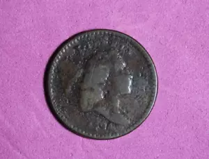 1794- DRAPED BUST HALF CENT #P17968 - Picture 1 of 2