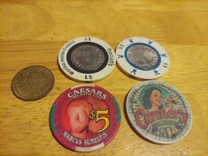Vintage Poker Chip Lot - Picture 1 of 2