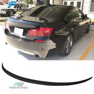 Fit 11-16 BMW 5-Series F10 Sedan M5 Style Rear Trunk Spoiler Wing - Picture 1 of 6