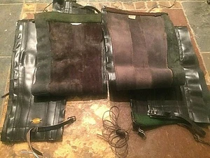 NOS Rolls Royce Phantom V, VI Wefco Rear Spring Leather Gaiter Set NLA - Picture 1 of 4