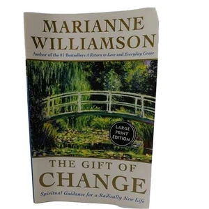The Gift Of Chane Marianne Williamson Large Print Spiritual Guidance Book - Picture 1 of 6