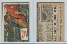 1954 Topps, Scoop, #73 Johnstown Flooded