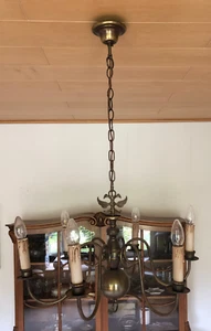 Kronenleuchter, flämischer Stil, Kerzenleuchterimitat - Bild 1 von 4