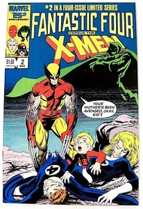 "FANTASTIC FOUR versus the X-MEN" Issue # 2 (March, 1987, Marvel Comics) - Picture 1 of 1