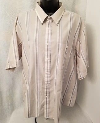 Hampshire House by Van Heusen Mens Shirt Size XL X Large Multicolor Striped - Image 1 of 4