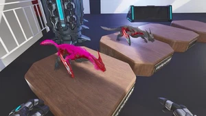 Par de managarm ARK ASA Ascended Pve completamente crecido 100 % impresión niveles 334 y 362 - Imagen 1 de 3
