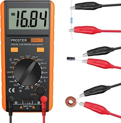 Digital Multimeter LCR Messgerät Induktivität Widerstand Kapazität Tester - Bild 1 von 4