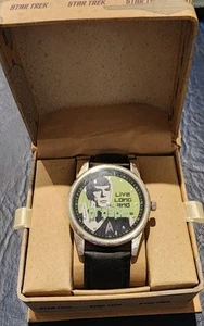 Montre Star Trek Spock 2009 neuve dans sa boîte sous licence CBS choses que vous ne saviez jamais existé - Photo 1/6
