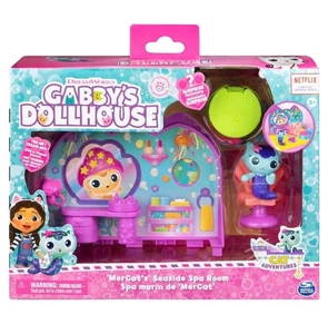 Gabby's Dollhouse MerCat's Seaside Spa Room Playset con accessori - Foto 1 di 3
