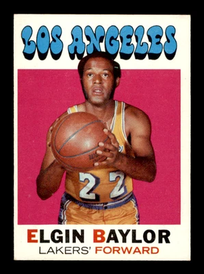 1971-72 Topps #10 Elgin Baylor (ex-como nuevo) ~ GFCC Foto 1 de 3