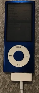 Apple iPod NANO  5th Generation A1320 8GB Blue Excellent Working Order - Picture 1 of 6