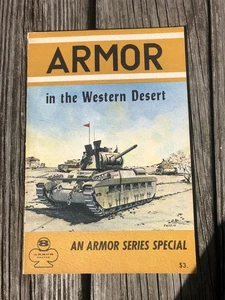 ARMOR IN THE WESTERN DESERT ARMOR SERIE 8 copertina morbida ottime condizioni - Foto 1 di 5