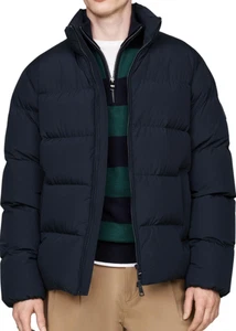 Tommy Hilfiger Jeans Herren Daunen Wattierte Puffer Jacke Kapuze Größe M - Bild 1 von 6