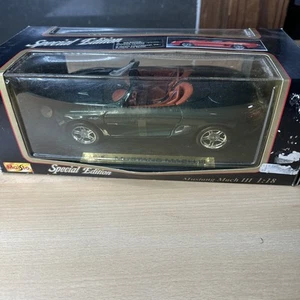 Maisto Special Edition 1:18 Diecast Green Mustang Mach III Black/Red Interior - Picture 1 of 6