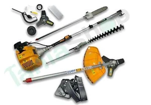 DECESPUGLIATORE A SCOPPIO 63CC 4 IN 1 TAGLIARAMI TAGLIAERBA TAGLIASIEPI POTATORE - Foto 1 di 3