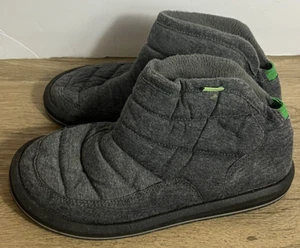 Sanuk Womens Size 9 Gray Puff and Chill Ankle Boots Slippers - Picture 1 of 7