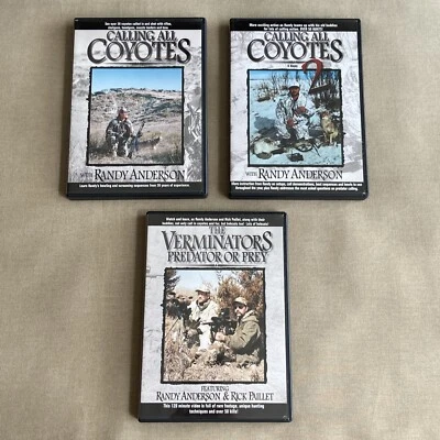 Verminators Predator or Prey/ Calling All Coyotes 1 & 2 (DVD 3-Disc Set) Hunting - Image 1 of 4