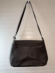 Vtg Coach Ergo Leather Saddle BrownOne Shoulder Boho Hand Bag Purse #L8P-6804 - Picture 1 of 16