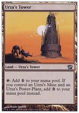 Magic the Gathering MTG Urza's Tower (330) Eighth Edition   MP