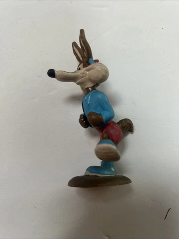 1992 Wile E Coyote Workout PVC 3" Figure Looney Tunes Applause Vintage Warner Cover