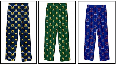 Toddler Pajama Pant, Baylor Bears, Boise State Broncos, Michigan Wolverines Cover