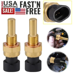2PCS Coolant Temperature Temp Sensor For Chevy GMC TPI TBI LT1 LS1 LS2 4.8L 5.3L - Picture 1 of 9