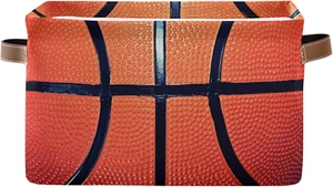 Sport Basketball Aufbewahrungseimer Canvas Spielzeug Aufbewahrungskorb Eimer groß Aufbewahrungswürfel B - Bild 1 von 12