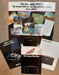 Minox 35 ML GT-E AF & EL Camera Brochures. Lots More Photo Leaflets Listed. - Picture 1 of 1