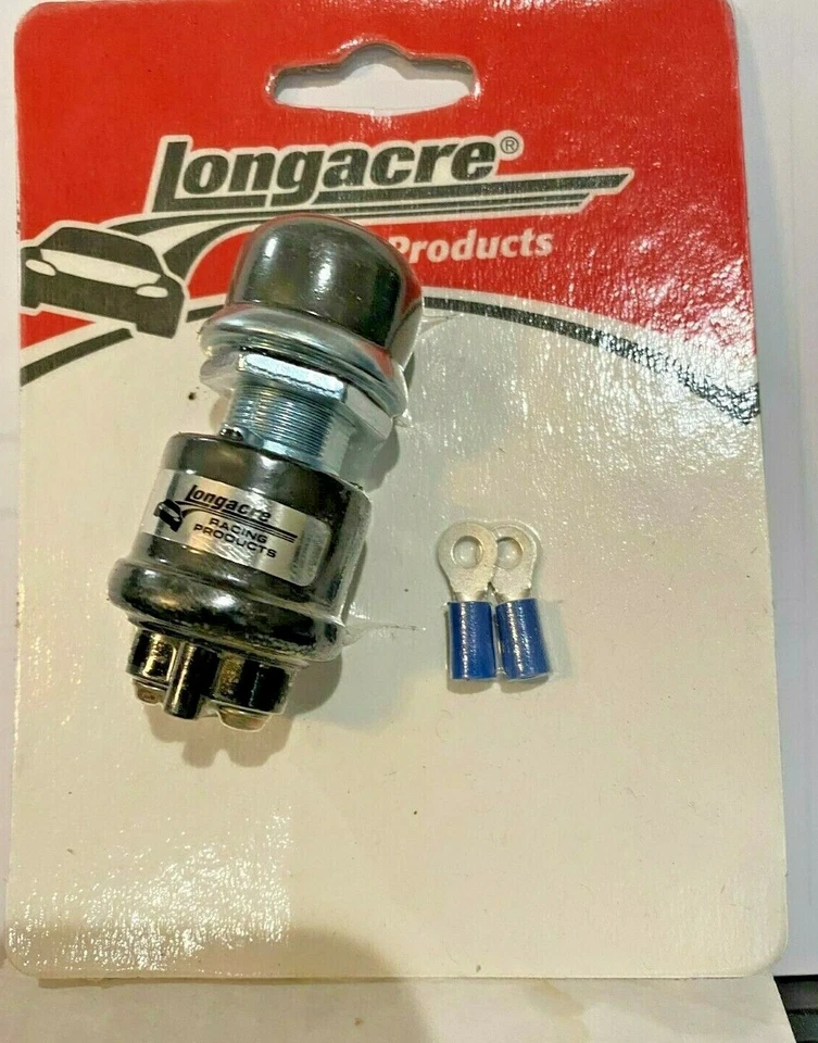 LONGACRE MOMENTARY STARTER PUSH BUTTON SWITCH WEATHERPROOF 12V LON52-45466 - Image 1 of 1