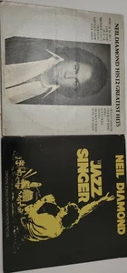 NEIL DIAMOND: "HIS 12 GREATEST HITS" & "THE JAZZ SINGER" 2 CLASSICS VINYL LP - Picture 1 of 12
