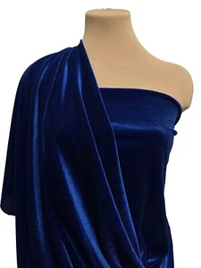 TELA ELÁSTICA DE TERCIOPELO ROYAL 60"" FORMAL, LEOTARDOS, DISFRAZ, CONCURSO - Imagen 1 de 1