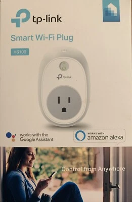 TP-LINK Kasa HS100 Smart Wi-Fi Plug Google, Alexa Samsung Apple Nest - Image 1 of 4