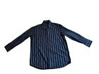 Hugo Boss Men’s Long Sleeve Striped Button Up Shirt Size 17-32/33 (Large)